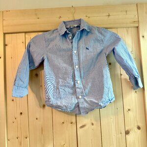Boys Blue Button Down Polo Style